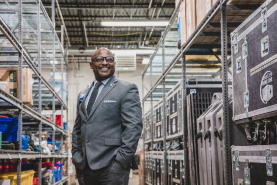A Patient Care Manager among healthcare supplies